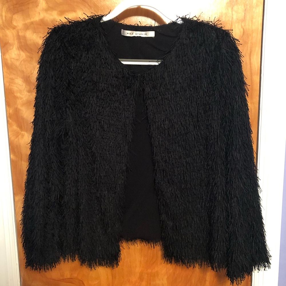 Max Studio Fringe Jacket/Cardigan